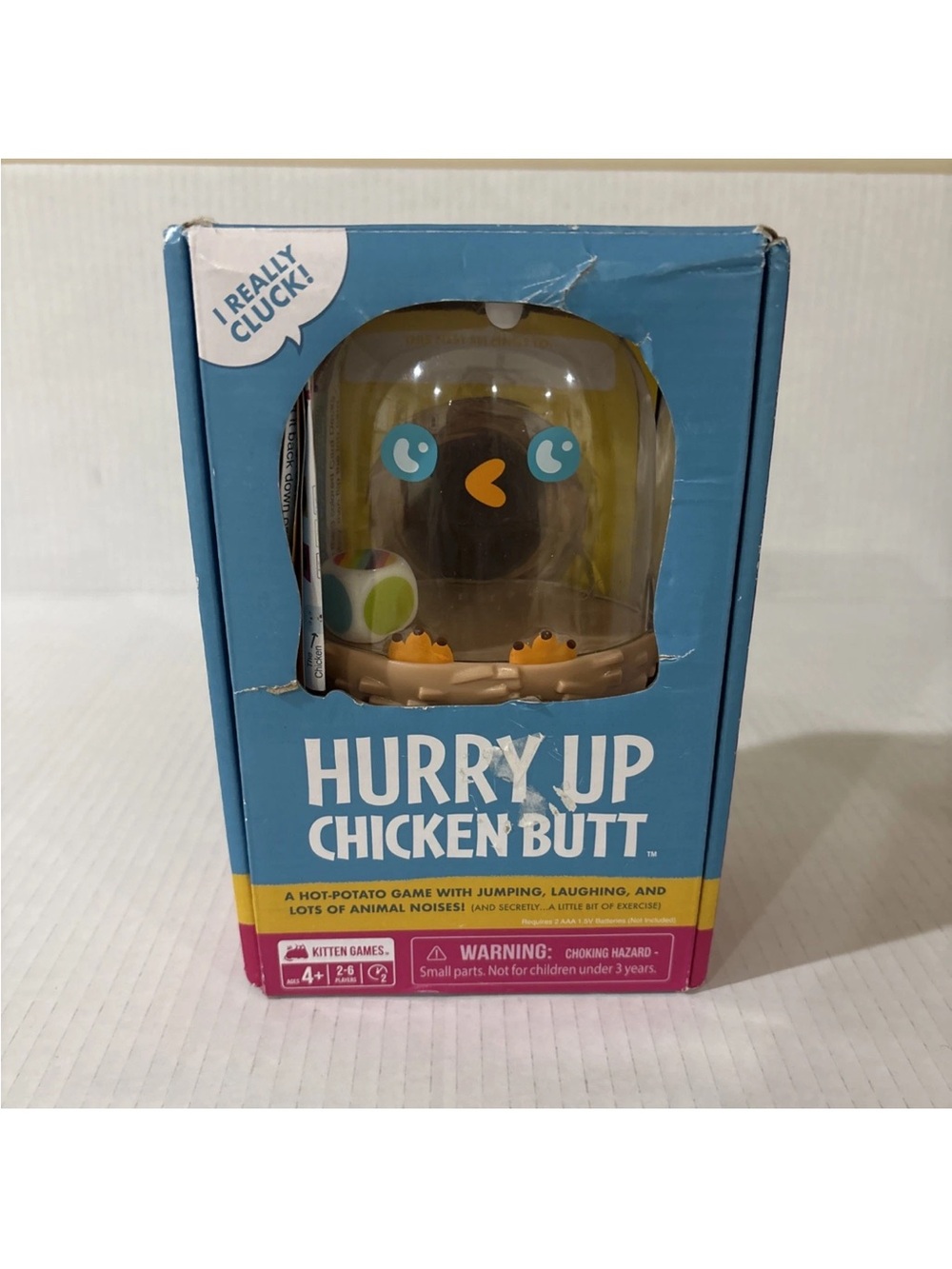 Hurry Up Chicken Butt Game 2-6 Players Ages 4+ KIDS GAMES - Kitten Games